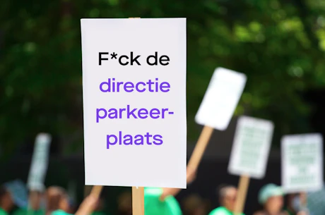 Afbeelding bij artikel F*ck de directie parkeerplaats