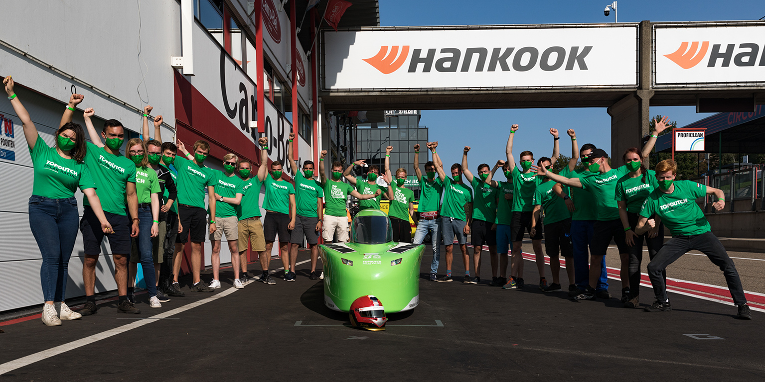 Het team van Top Dutch Solar Racing